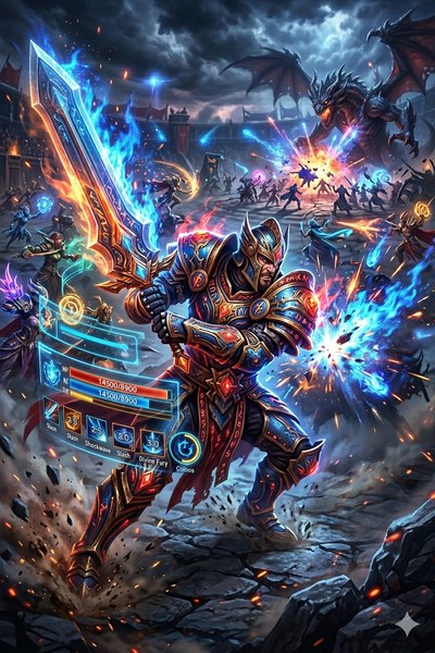 Capa de MMORPG: O Guerreiro Marcial